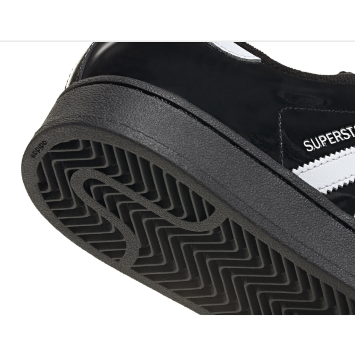 adidas Superstar II Black Patent White (GS)
