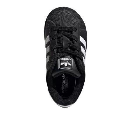 adidas Superstar II Elastic Lace Core Black Cloud White (TD)