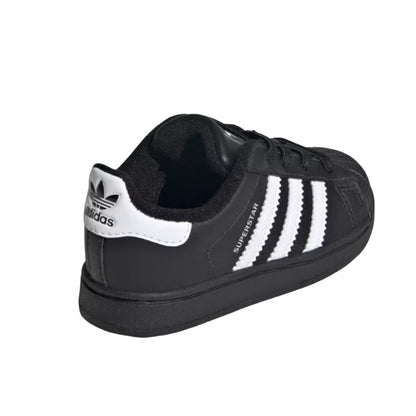 adidas Superstar II Elastic Lace Core Black Cloud White (TD)