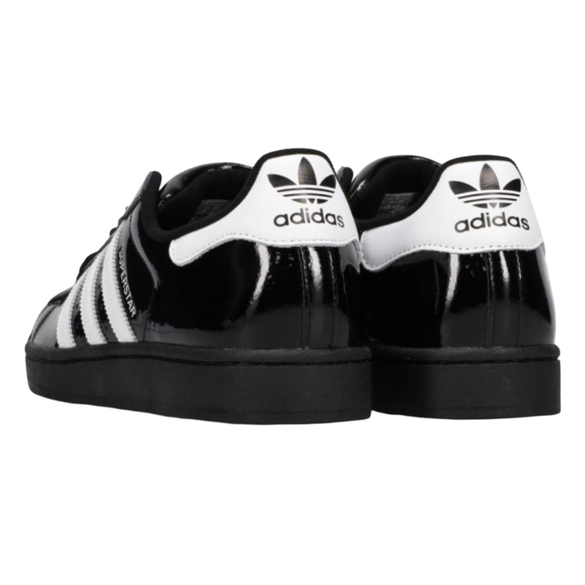 adidas Superstar II Black White Patent Leather