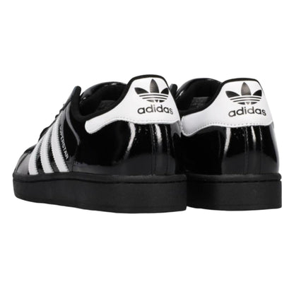 adidas Superstar II Black White Patent Leather