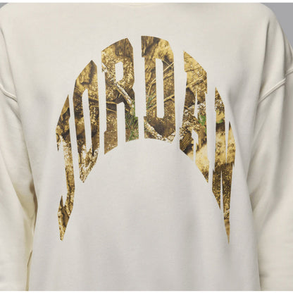 Jordan Brooklyn French Terry Realtree Crewneck Sail Black