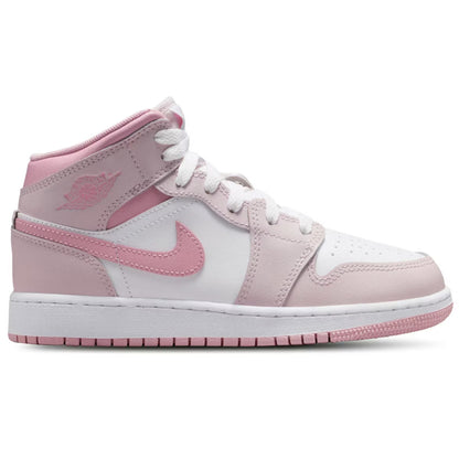 Jordan 1 Mid Pearl Pink White (GS)
