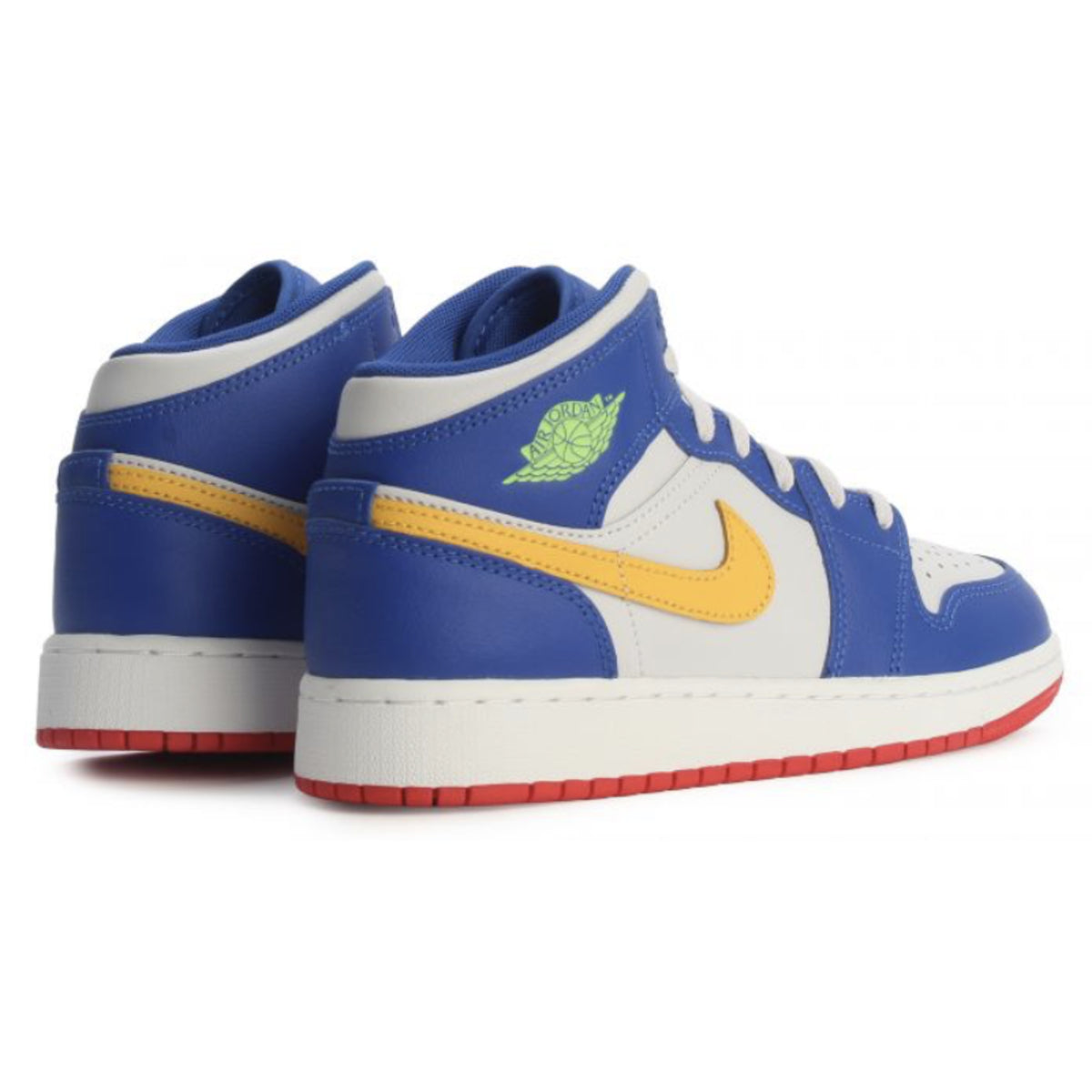 Jordan 1 Mid Racer Blue Red Gold (GS)