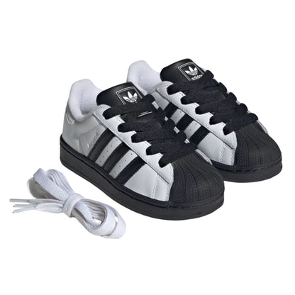 Adidas Superstar II White Core Black (PS)