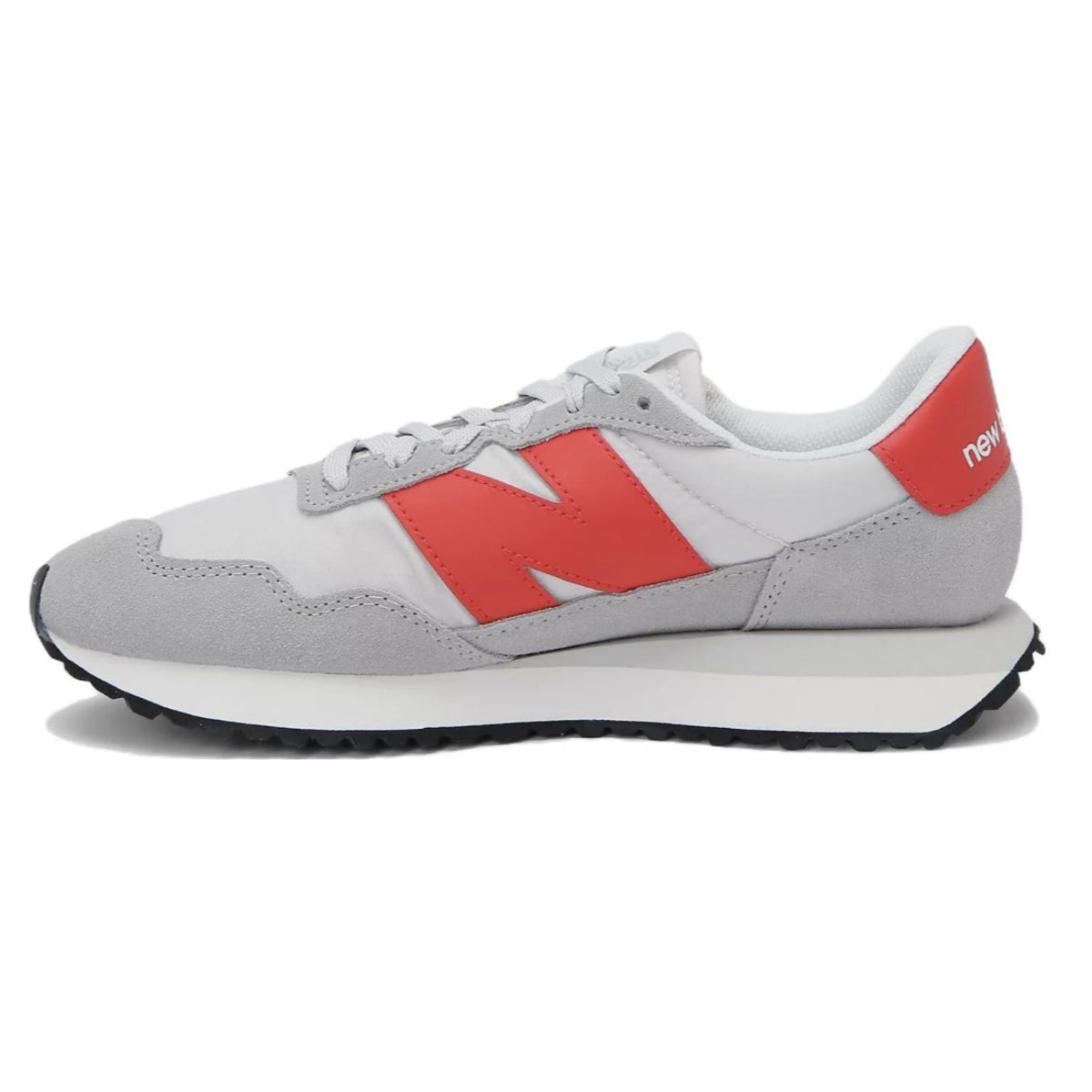 New Balance 237 Concrete Grey Matter True Red