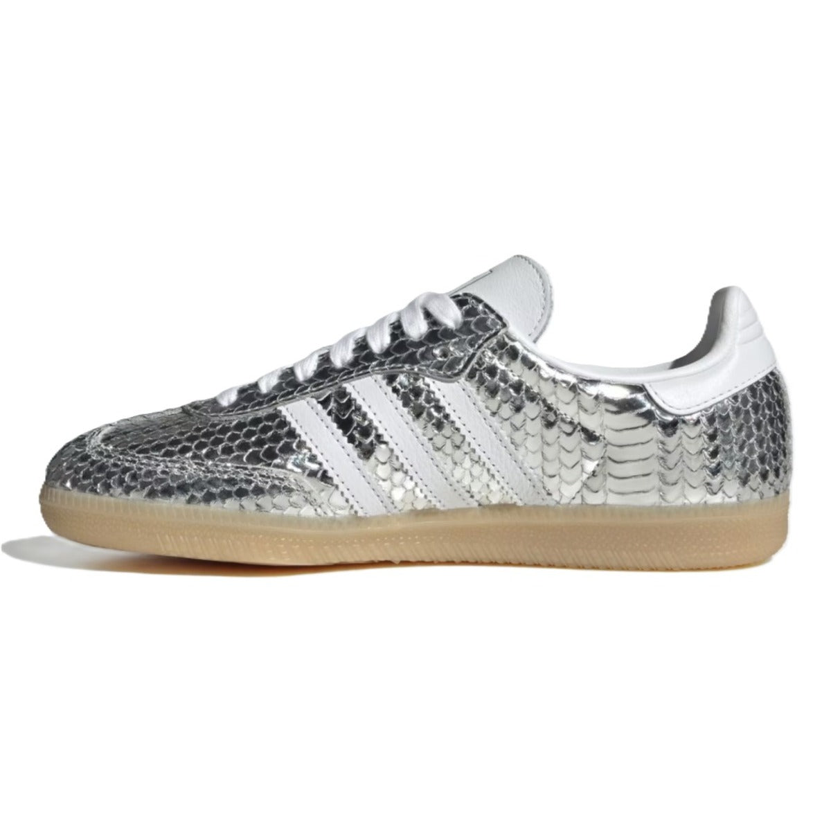 adidas Samba OG Patent Snakeskin Silver Metallic (W)
