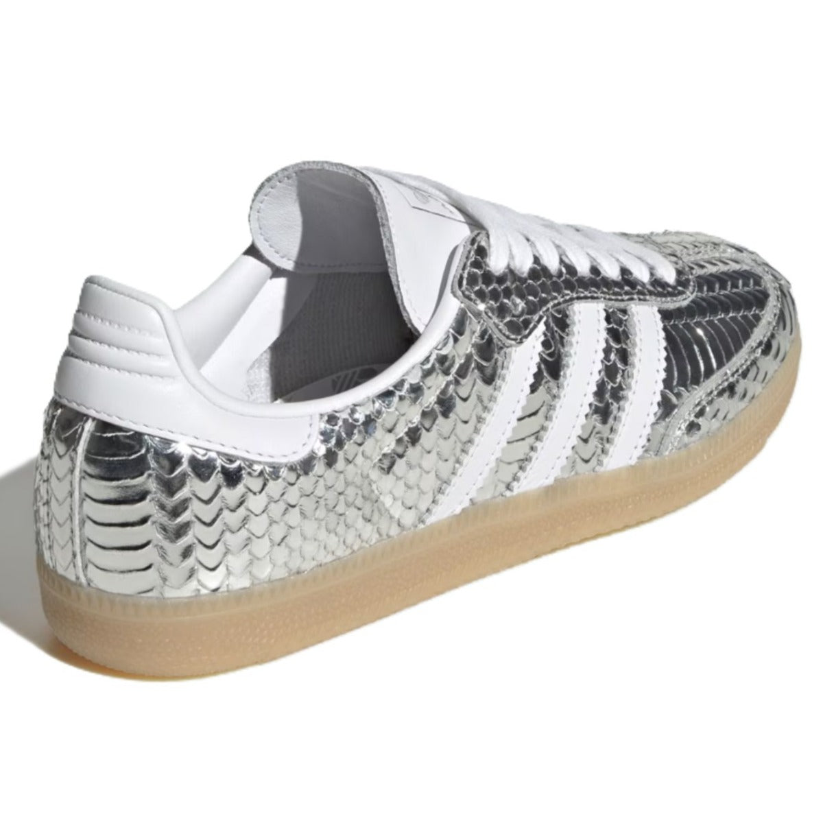 adidas Samba OG Patent Snakeskin Silver Metallic (W)