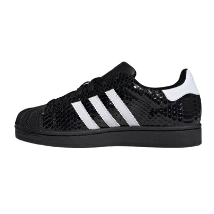 adidas Superstar II Patent Snakeskin Black White (W)