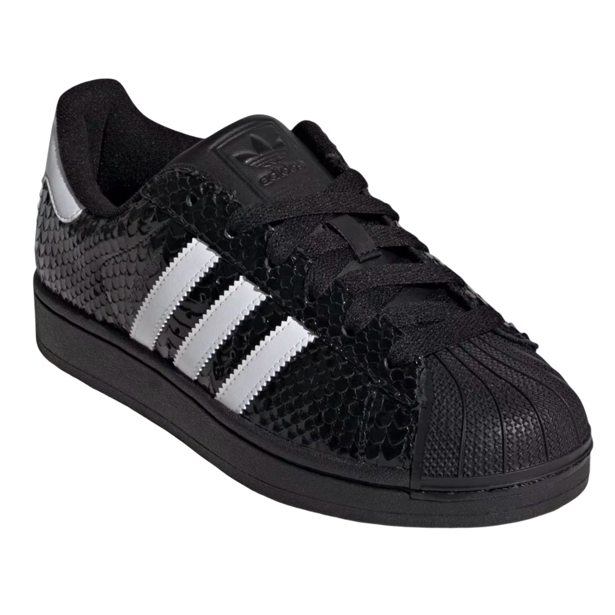 adidas Superstar II Patent Snakeskin Black White (W)