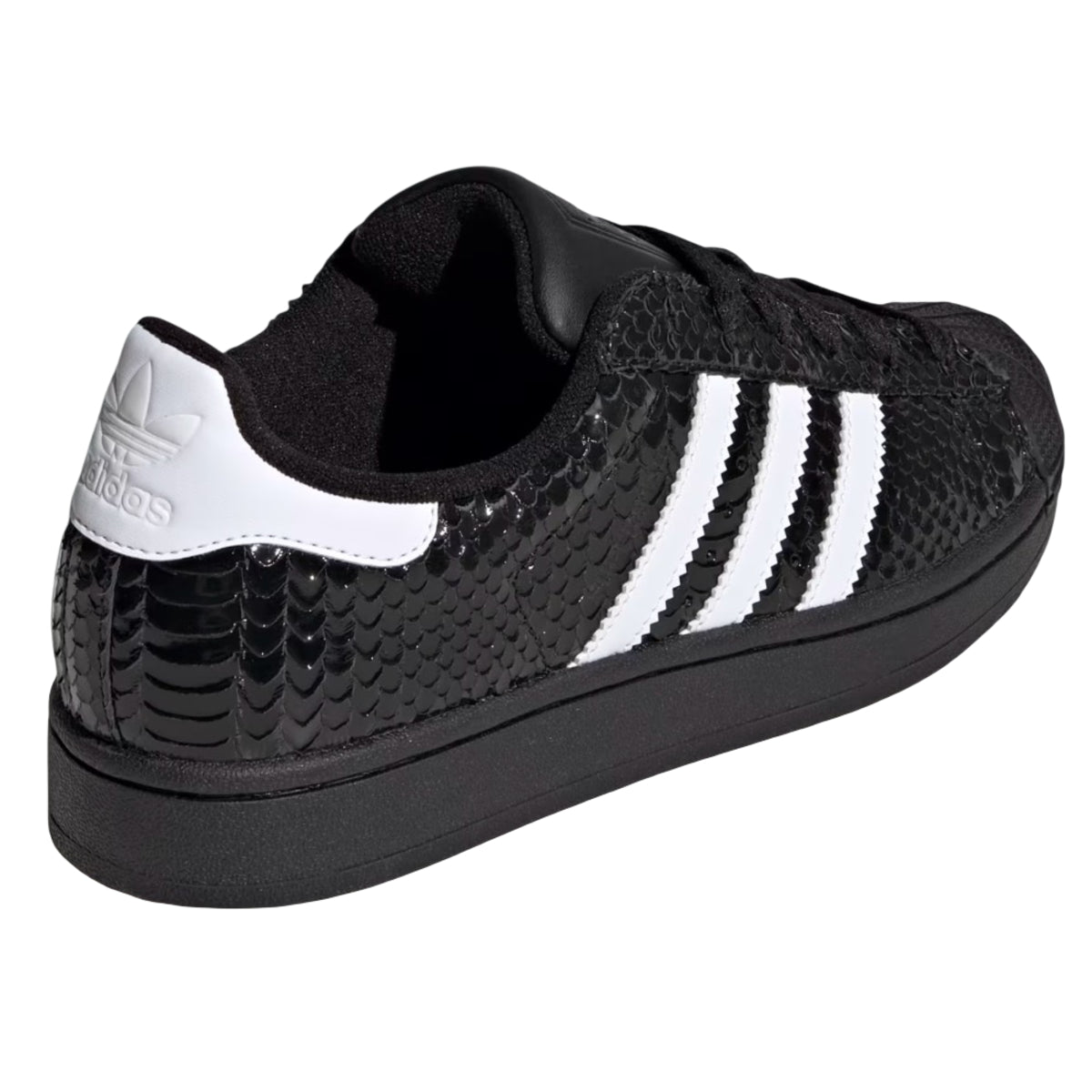 adidas Superstar II Patent Snakeskin Black White (W)