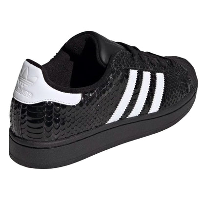 adidas Superstar II Patent Snakeskin Black White (W)