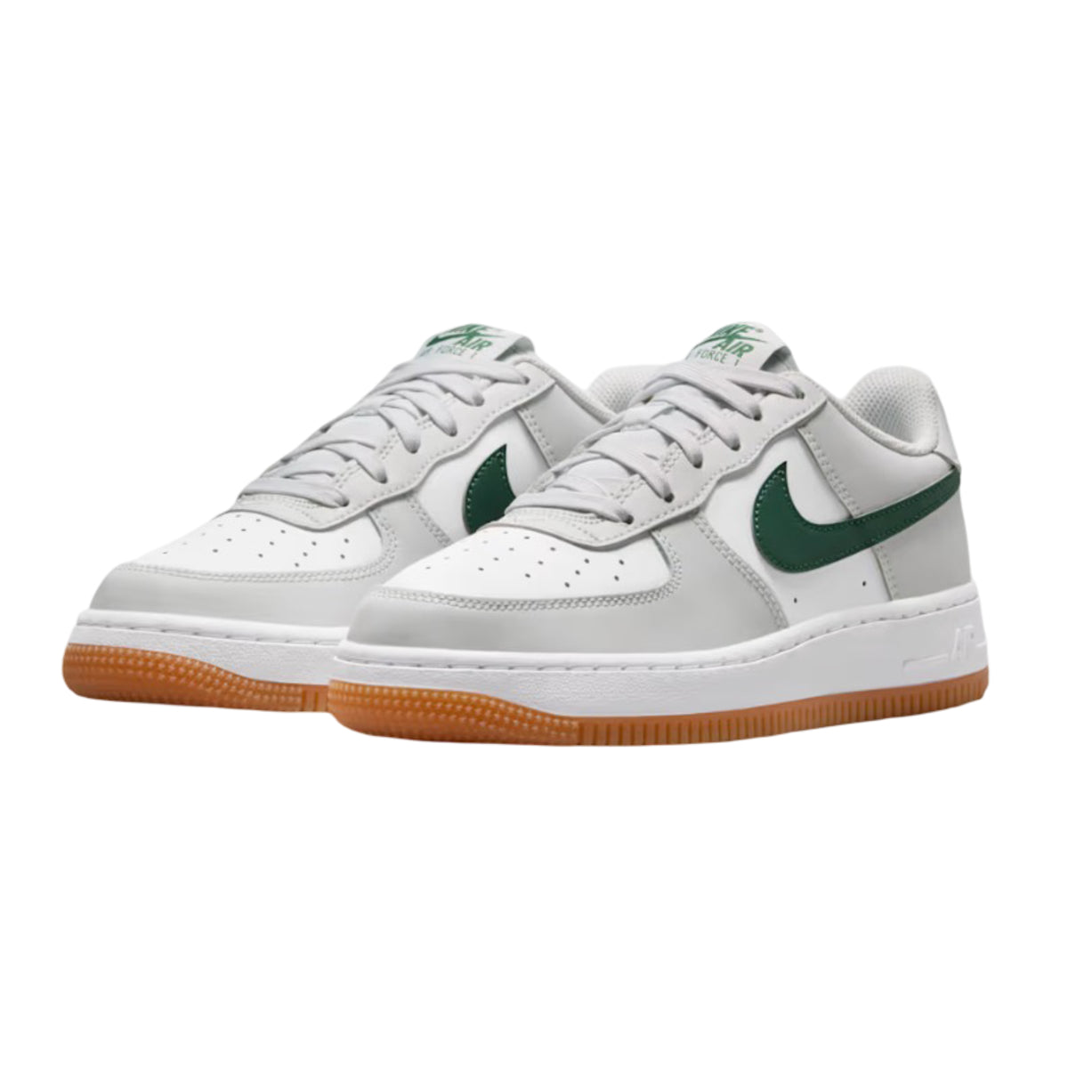 Nike Air Force 1 Low Photon Dust Fir Gum Medium Brown White (GS)