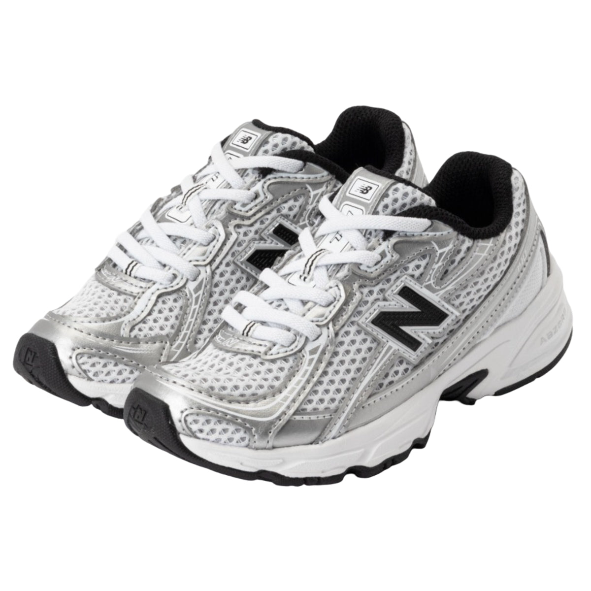 New Balance 740 Bungee Lace Grey Black (PS)