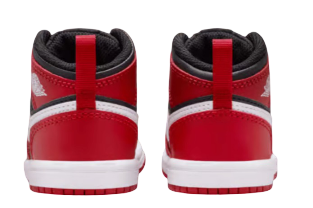 Jordan 1 Mid Black Gym Red (TD)