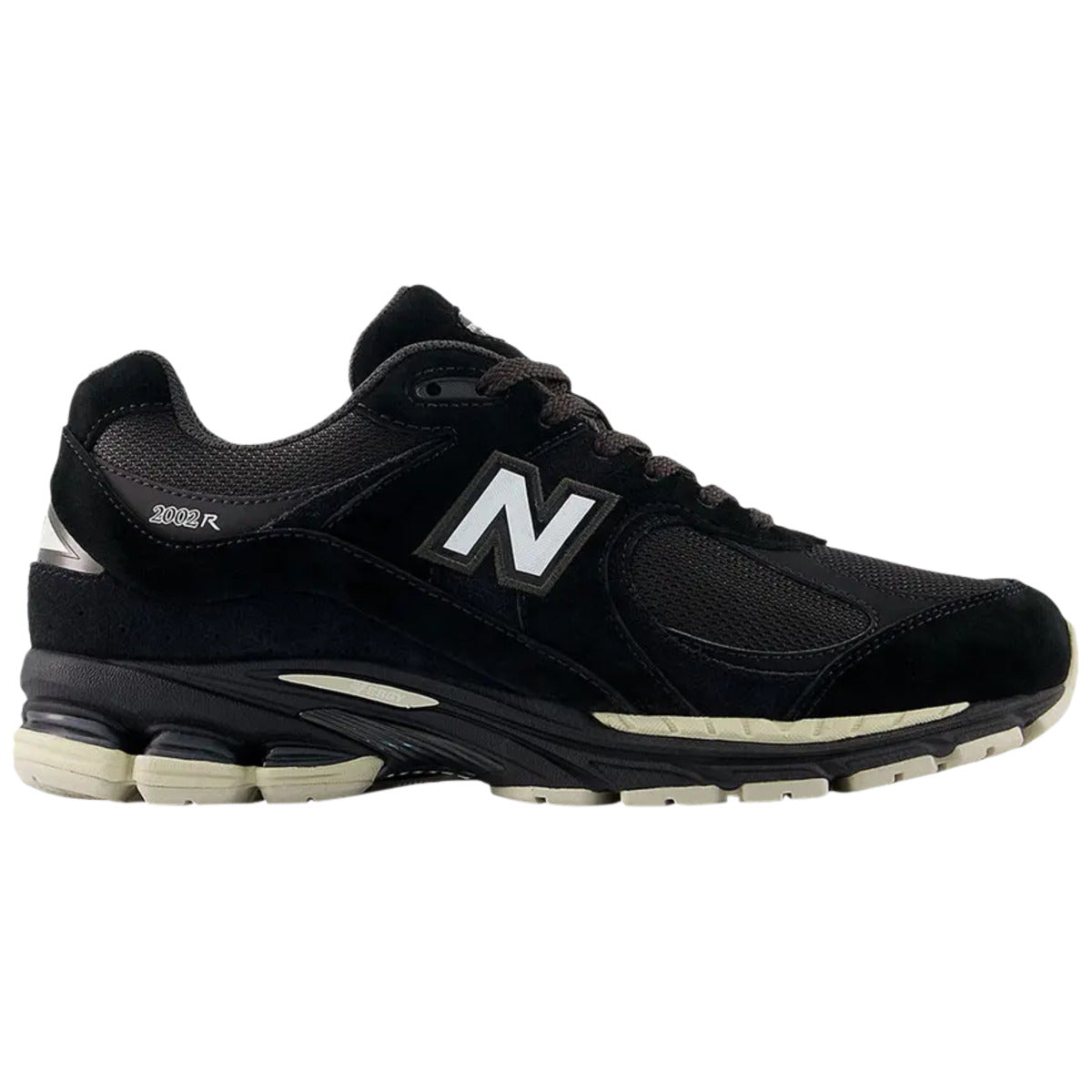 New Balance 2002R Black Timber Wolf White