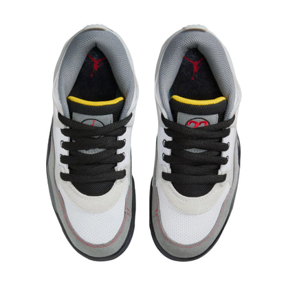 Jordan 4 RM Premium White Black Smoke Grey Fire Red (GS)