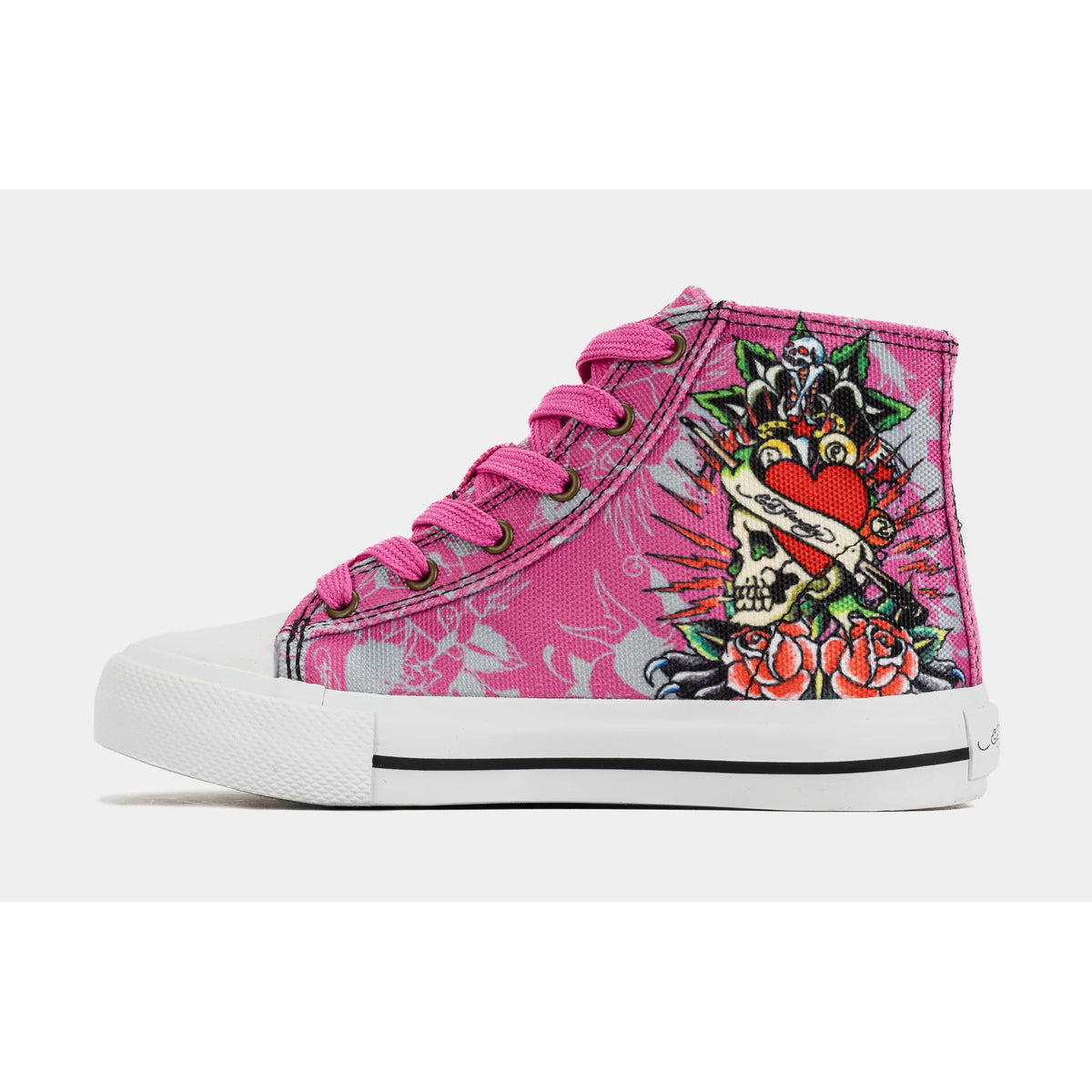 Ed Hardy Skull High Top Pink (PS)