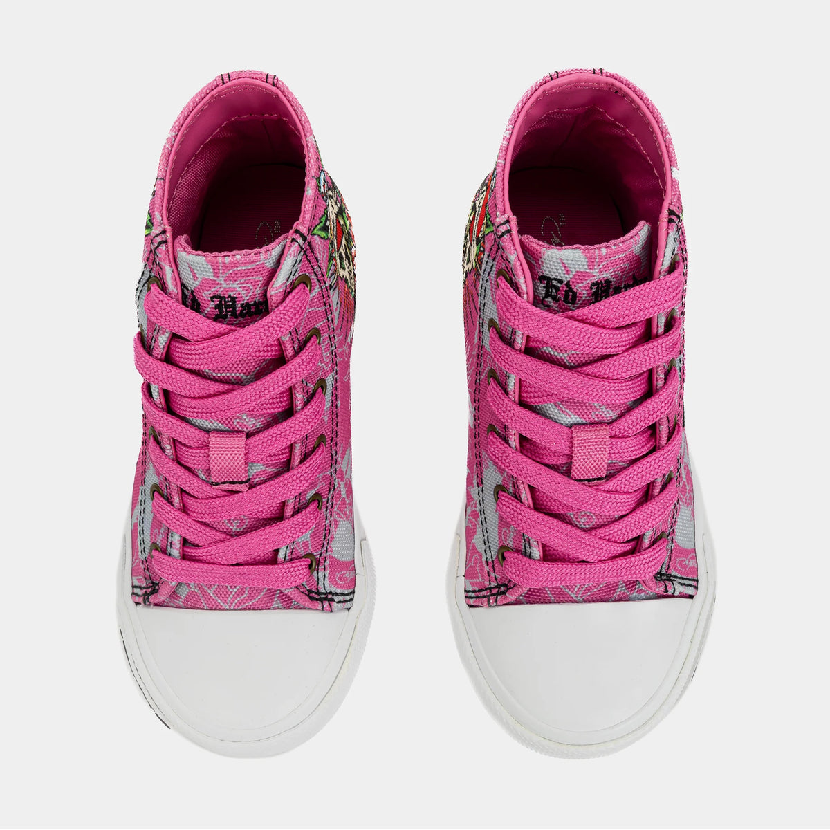 Ed Hardy Skull High Top Pink (PS)