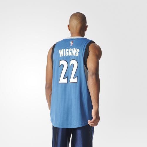 Adidas Andrew Wiggins Minnesota Timberwolves #22 Nba Jersey Away Blue A69836