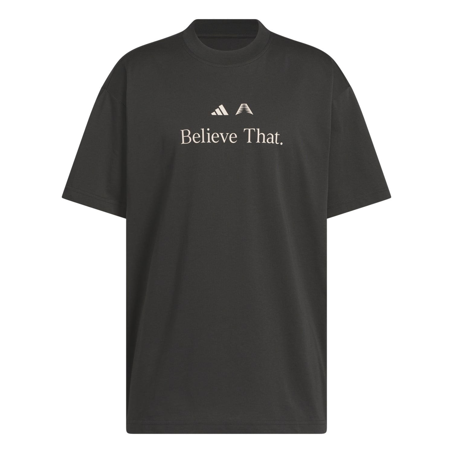 Adidas Ant Believe Tee Anthony Edwards Black Taupe JW4292