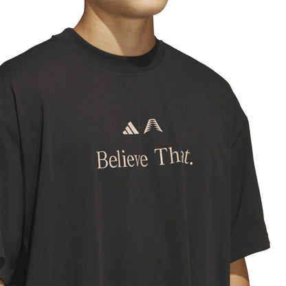 Adidas Ant Believe Tee Anthony Edwards Black Taupe JW4292