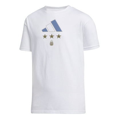 Adidas Kids Argentina 2022 Winners Tee White IS5476