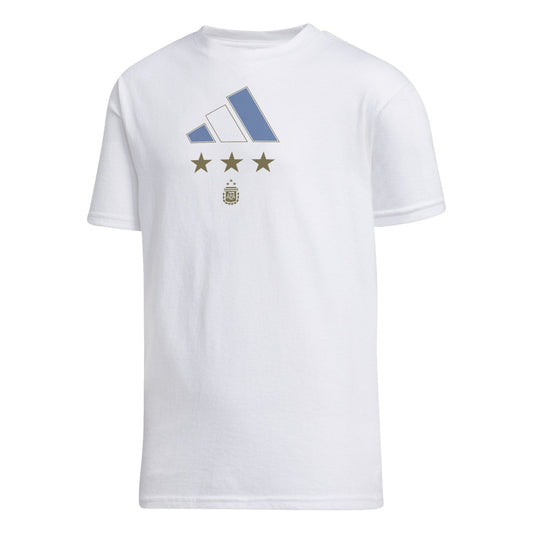 Adidas Kids Argentina 2022 Winners Tee White IS5476