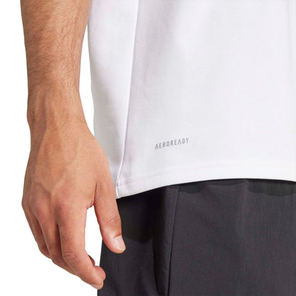 Adidas Men AEROREADY Graphic T-Shirt White