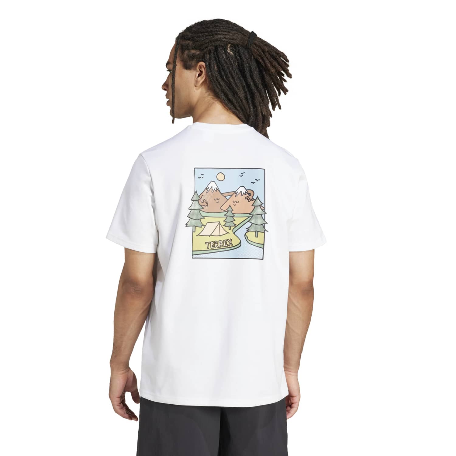 Adidas Men AEROREADY Graphic T-Shirt White