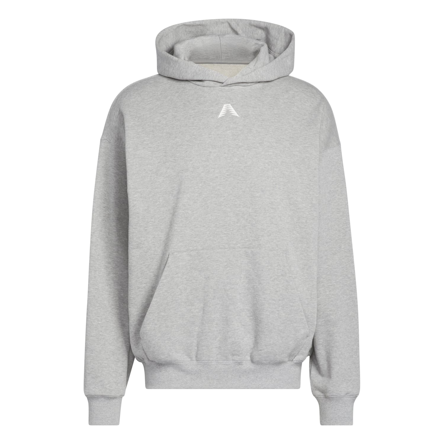 Adidas Men Anthony Edwards Graphic Fleece Pullover Grey JY3974