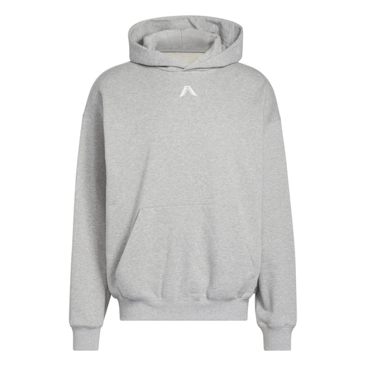 Adidas Men Anthony Edwards Graphic Fleece Pullover Grey JY3974