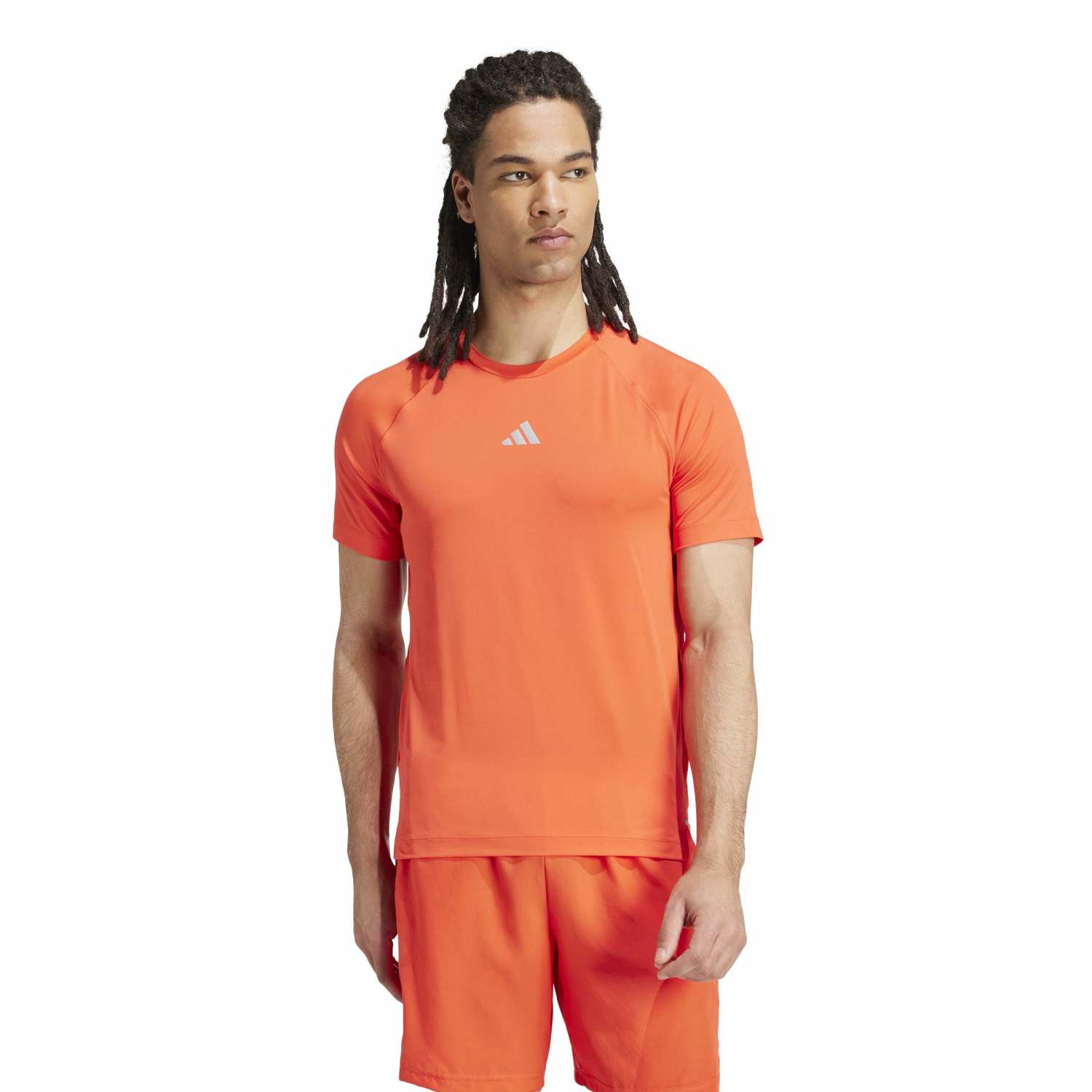 Adidas Men Gym Training Tee Orange