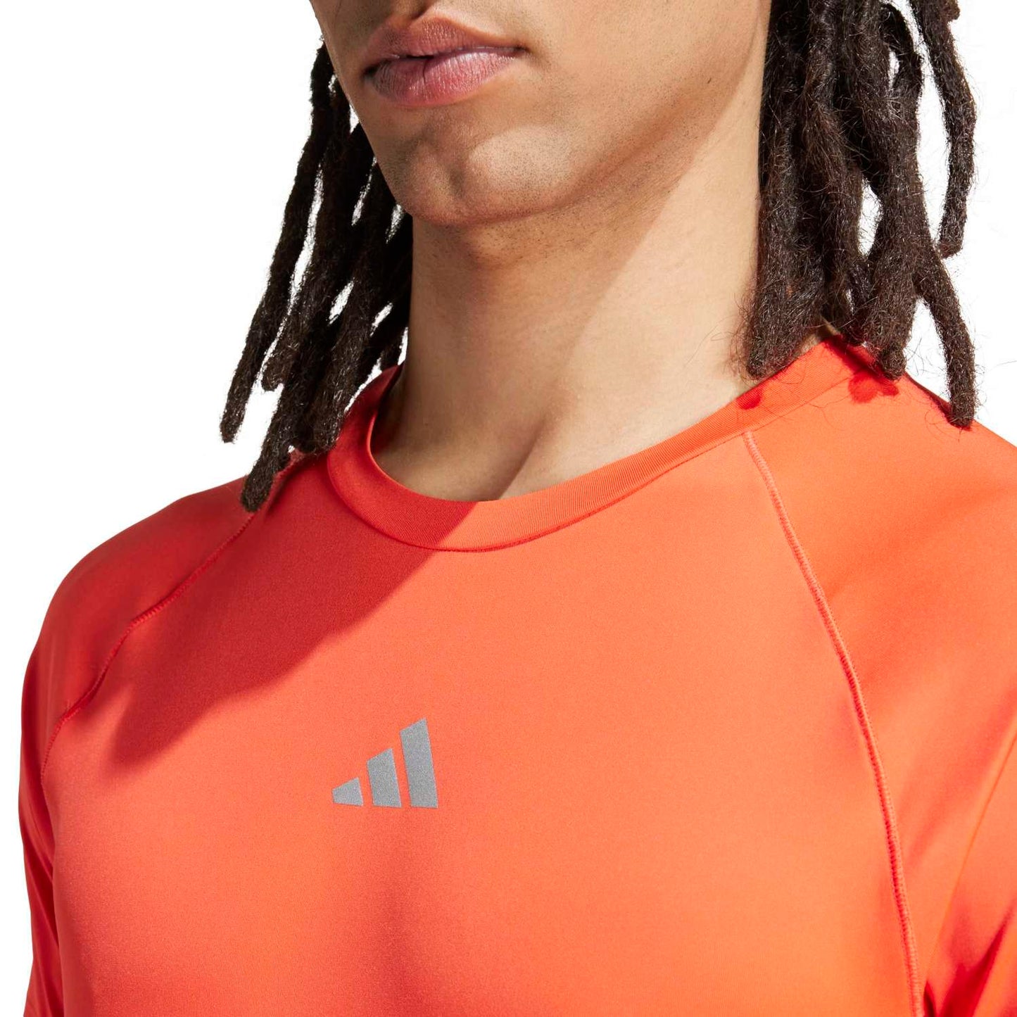 Adidas Men Gym Training Tee Orange