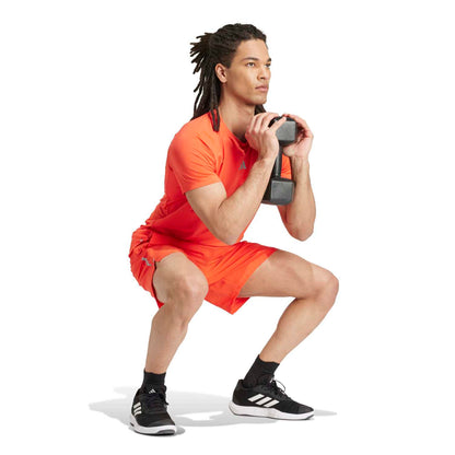 Adidas Men Gym Training Tee Orange