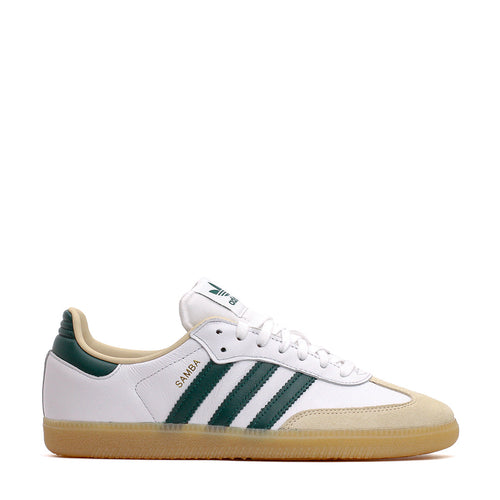 Adidas Men Samba OG Cloud White Collegiate Green Gum JS3831