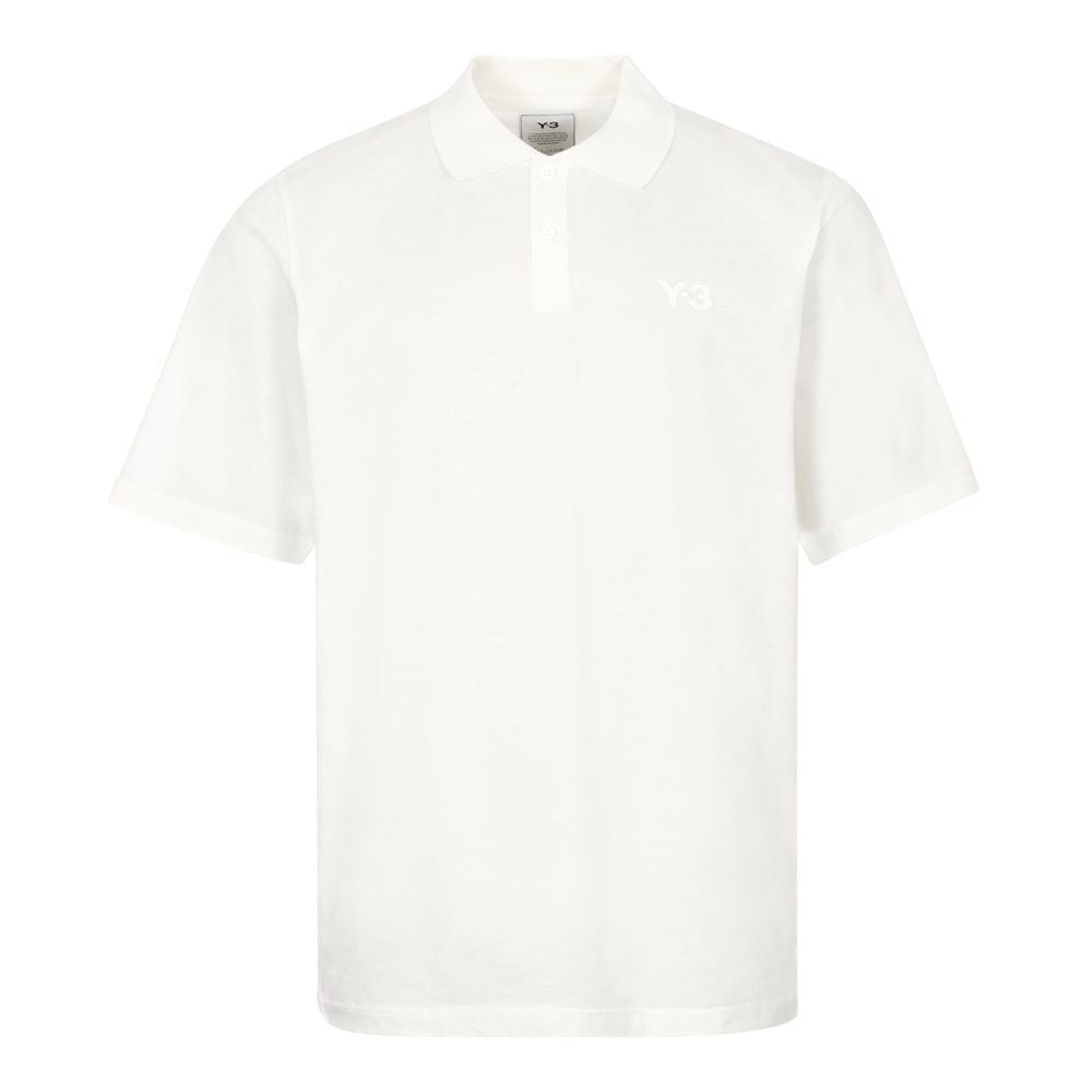 Adidas Men Y-3 CL Pique Polo White FN3356