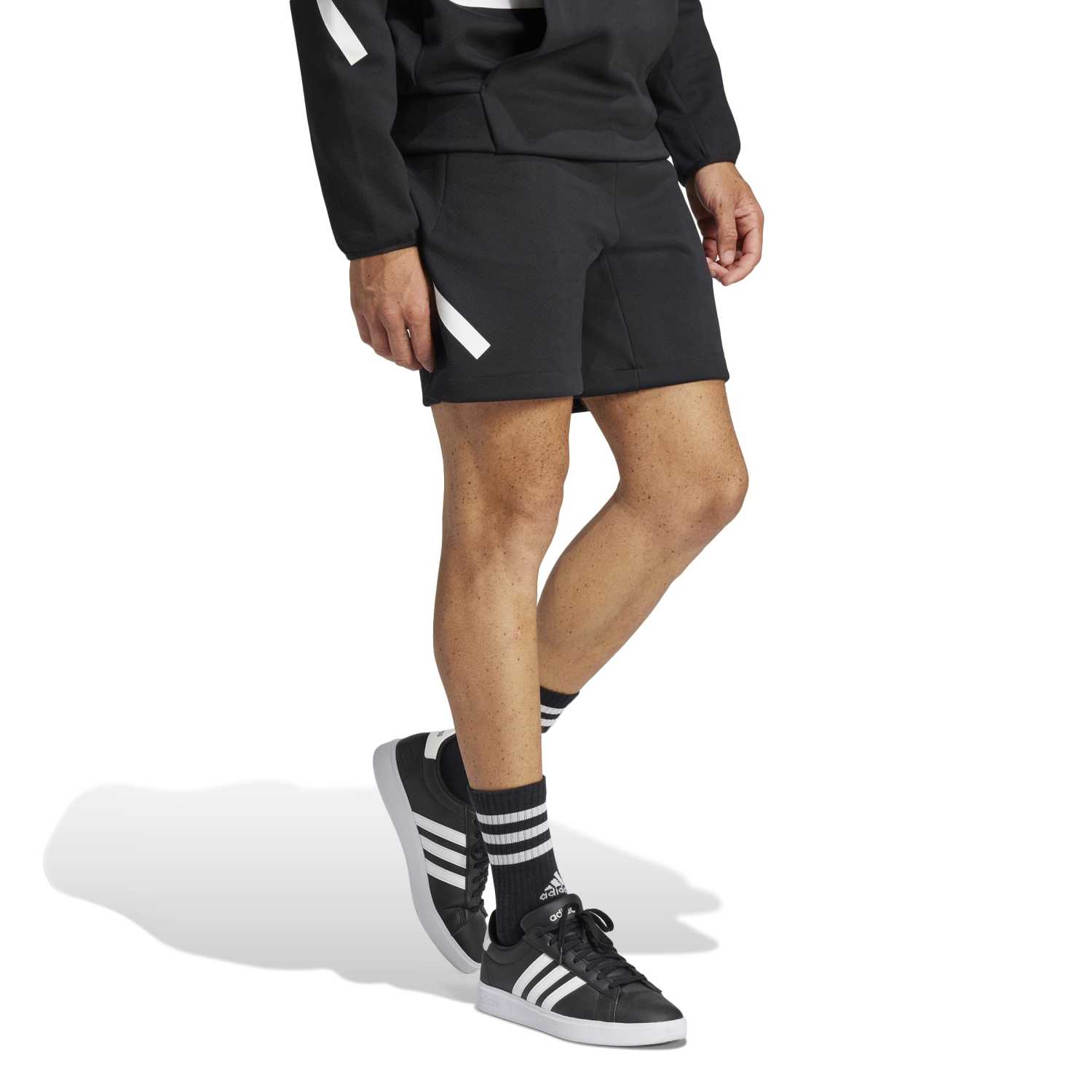 Adidas Men Z.N.E. Shorts Black White