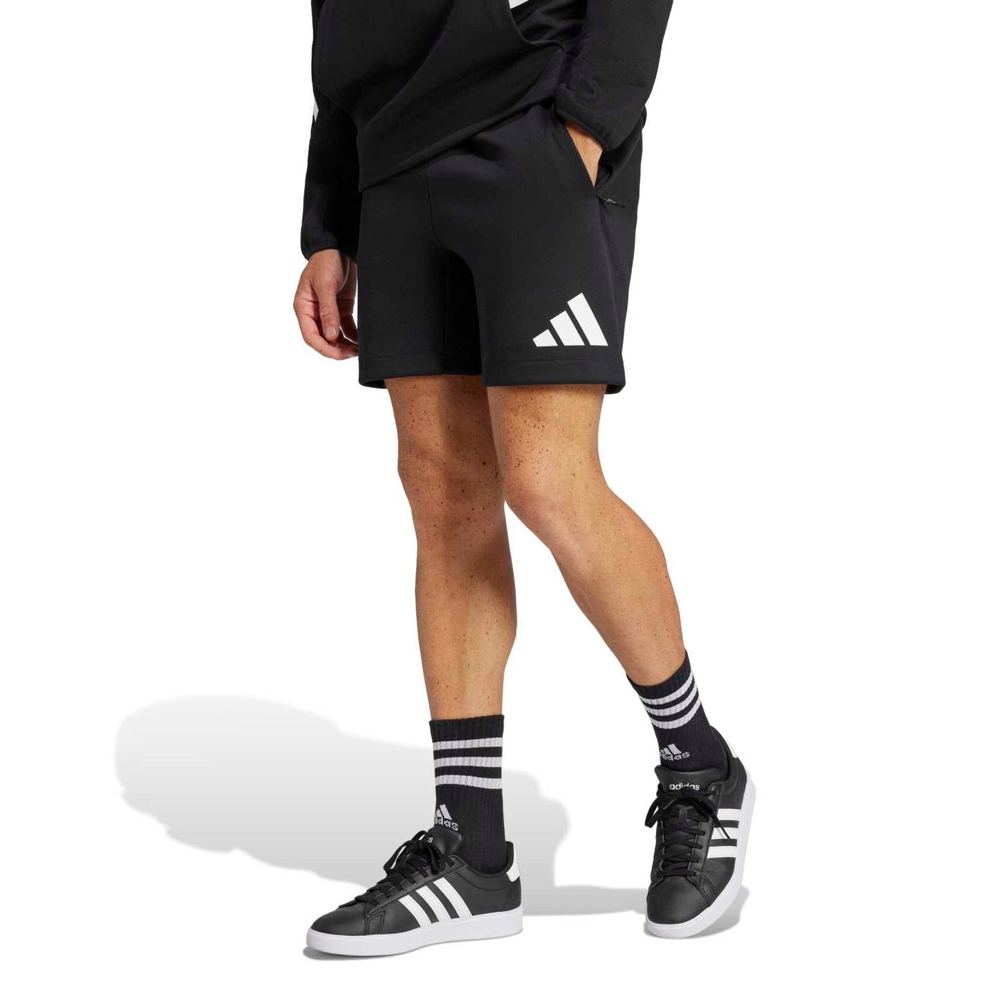 Adidas Men Z.N.E. Shorts Black White