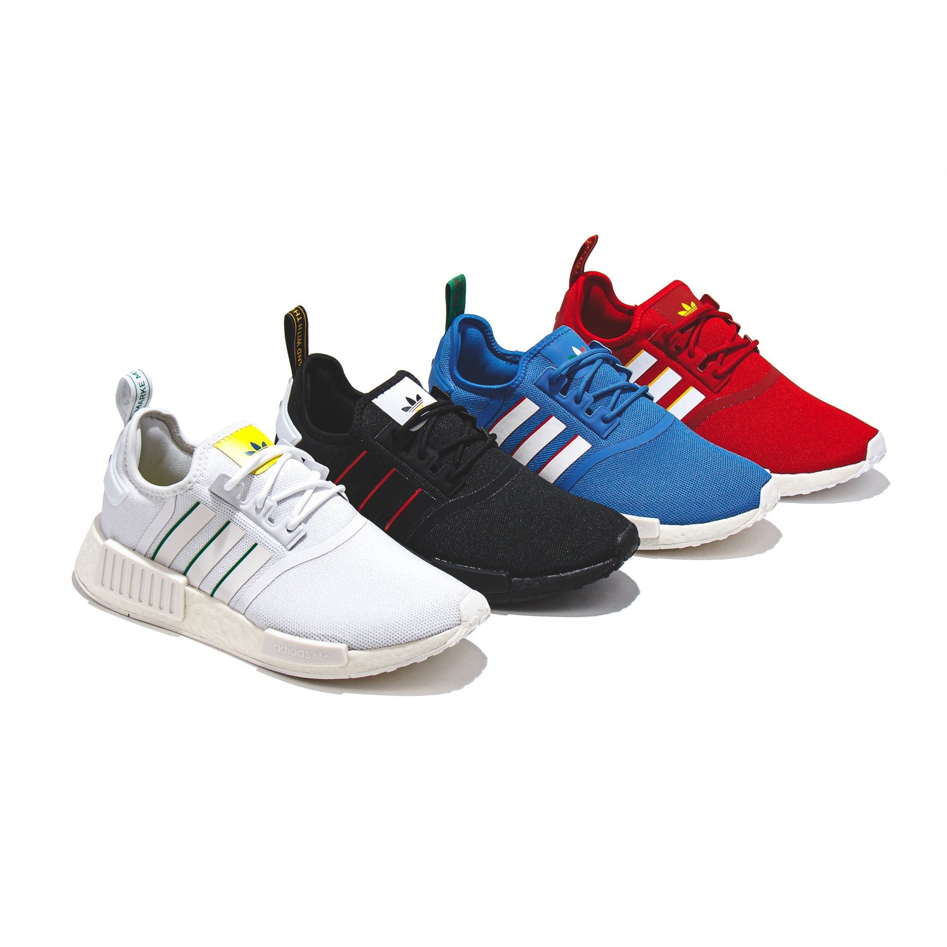 Adidas Originals Men NMD R1 Boost White "Brazil" GX9885