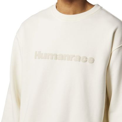 Adidas Originals Unisex PW Pharrell Williams Humanrace Basics Crew Off White HK6695