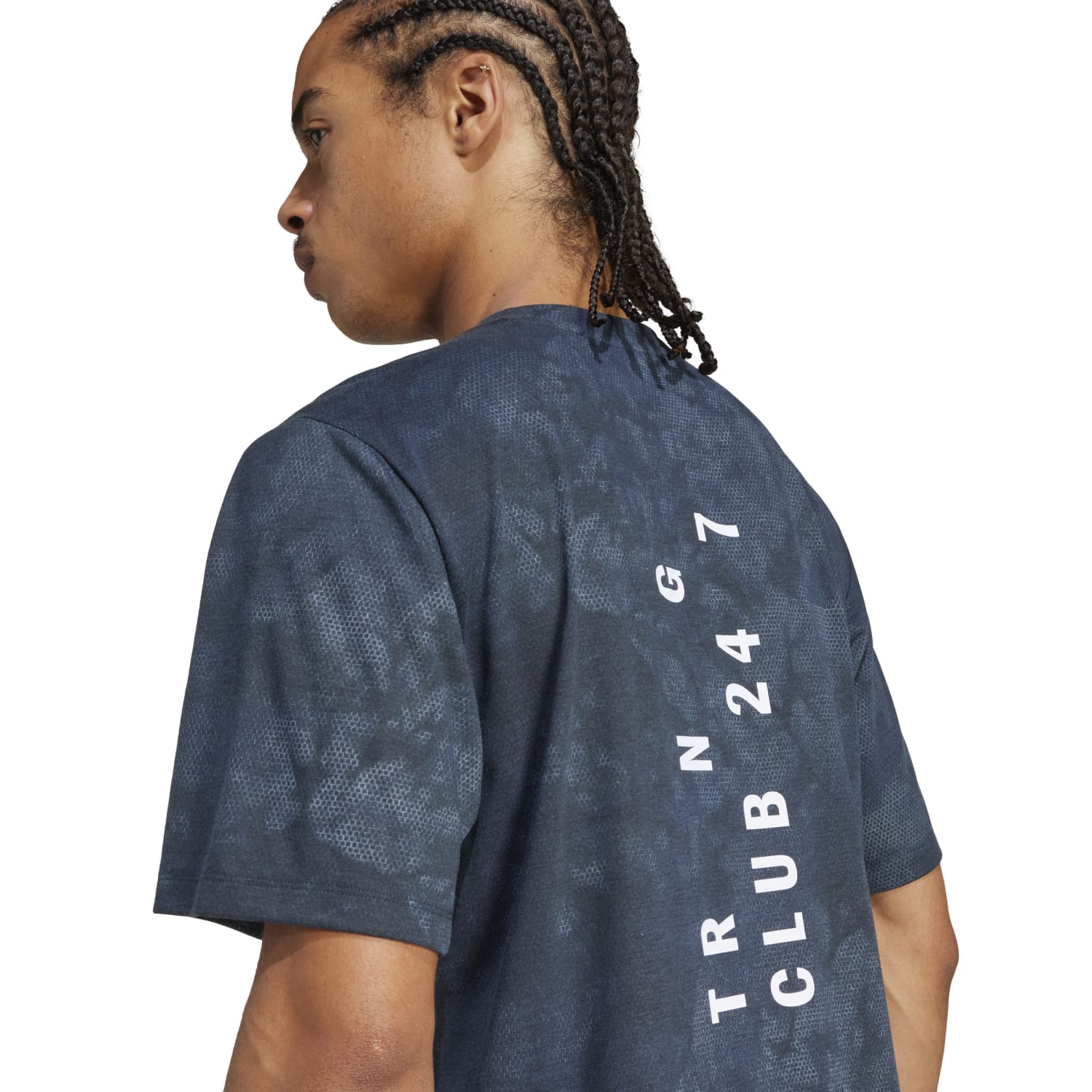Adidas Power Graphic Tee Aurora Ink Black