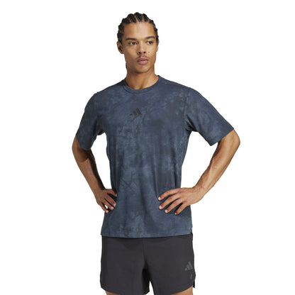 Adidas Power Graphic Tee Aurora Ink Black