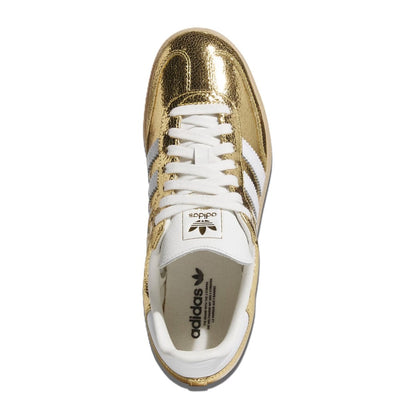 adidas Samba OG Gold Metallic Cracked Leather (W)
