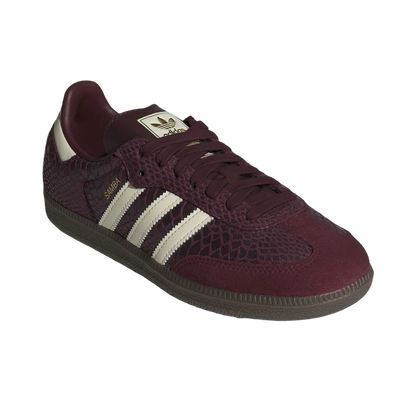 adidas Samba OG Snakeskin Maroon Cream White (W)