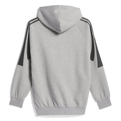 Adidas Unisex Basketball Spacer Hoodie Grey JD7466