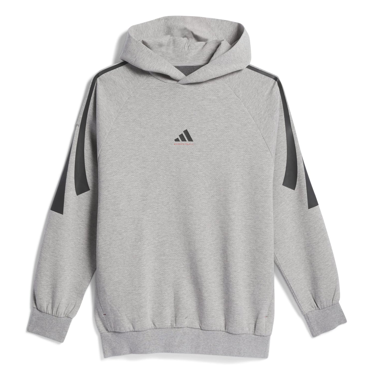 Adidas Unisex Basketball Spacer Hoodie Grey JD7466