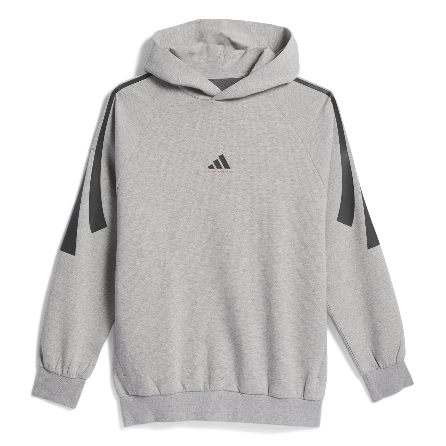 Adidas Unisex Basketball Spacer Hoodie Grey JD7466