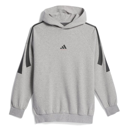 Adidas Unisex Basketball Spacer Hoodie Grey JD7466