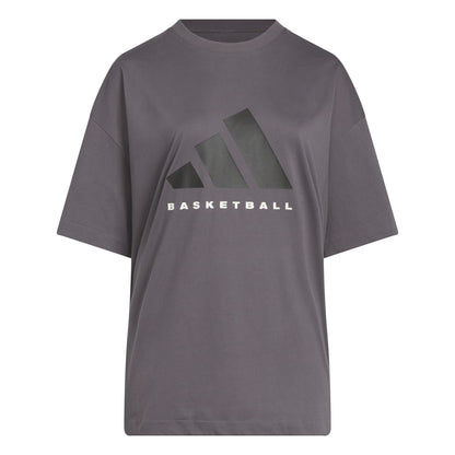 Adidas Unisex Adidas Basketball Tee Gray JC7834
